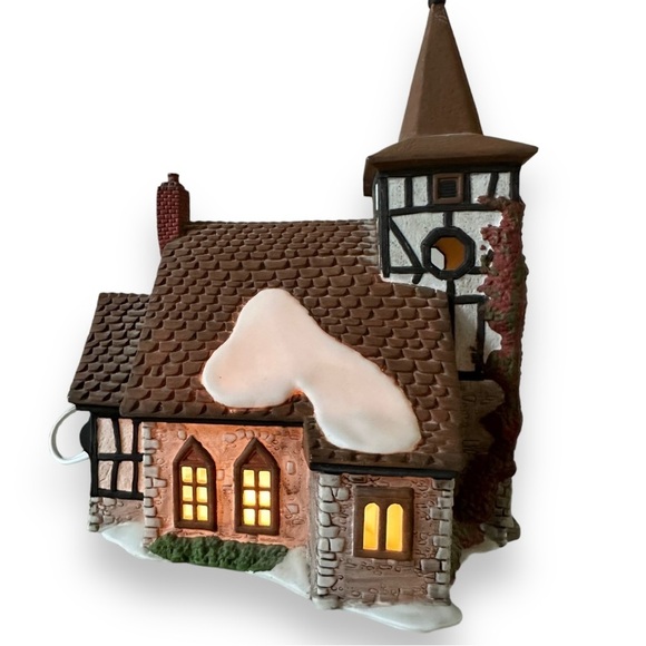 Department 56 Dickens Village Old Michael Church (Retired) #55620 With Box - Picture 5 of 11